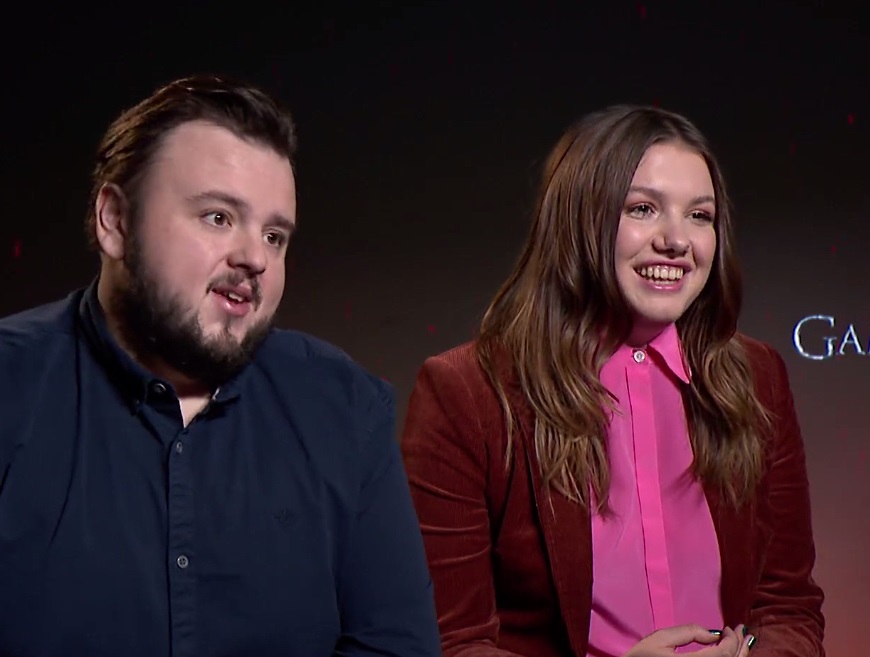 John Bradley & Hannah Murray