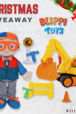 Christmas Giveaway: Blippi Plush and Excavator