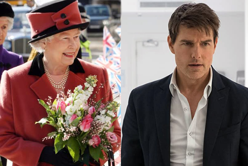 queen elizabeth tom cruise