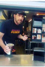 Ben Affleck spotted working at drive-through Dunkin' Donuts