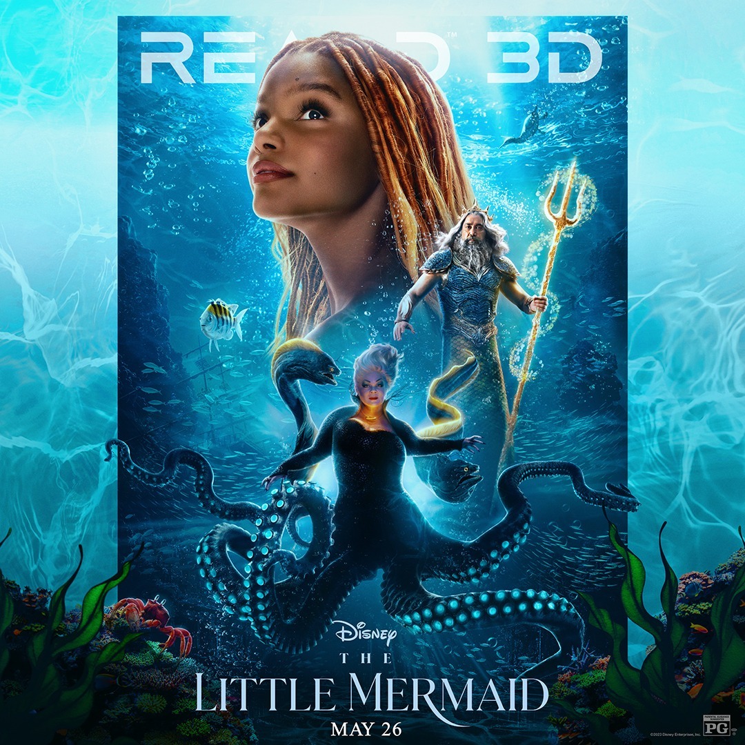 The Little Mermaid captures top spot at weekend box office