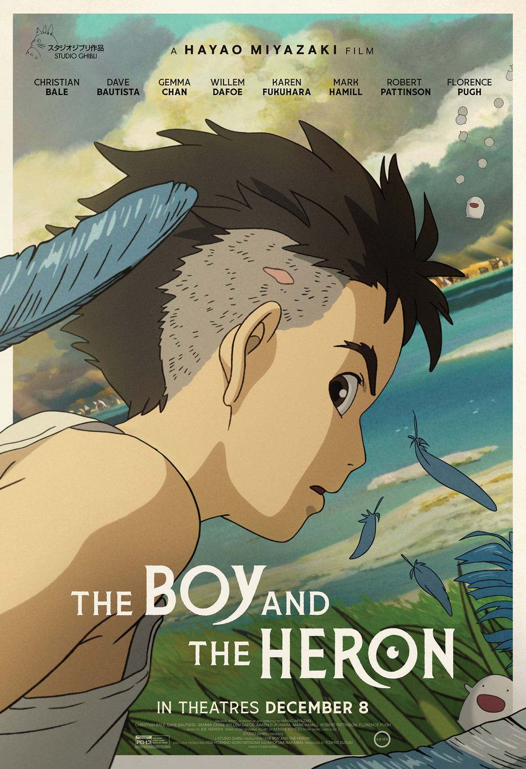 The Boy and the Heron poster