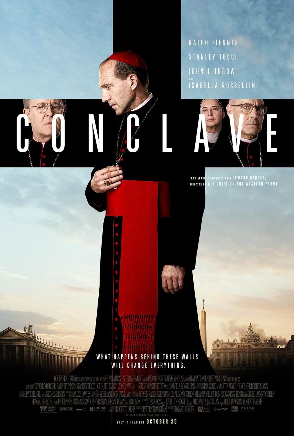 Conclave starring Ralph Fiennes