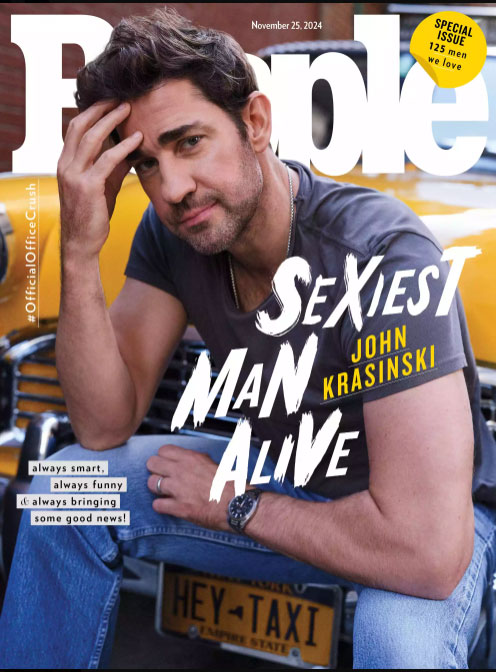 John Krasinski is People "Sexiest Man Alive" November 25, 2024