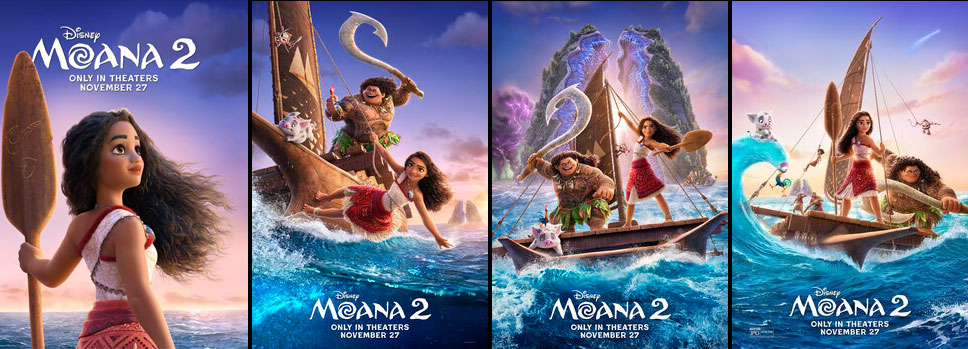 Moana 2 captures top spot at weekend box office