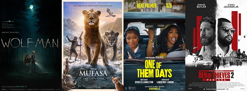 Top 5 at the weekend Box office January 17 to 19