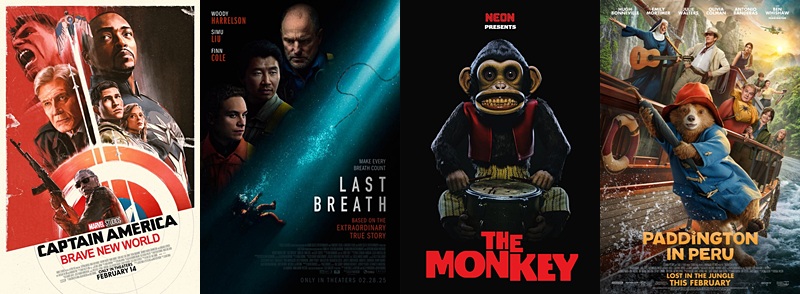 Top weekend movie posters